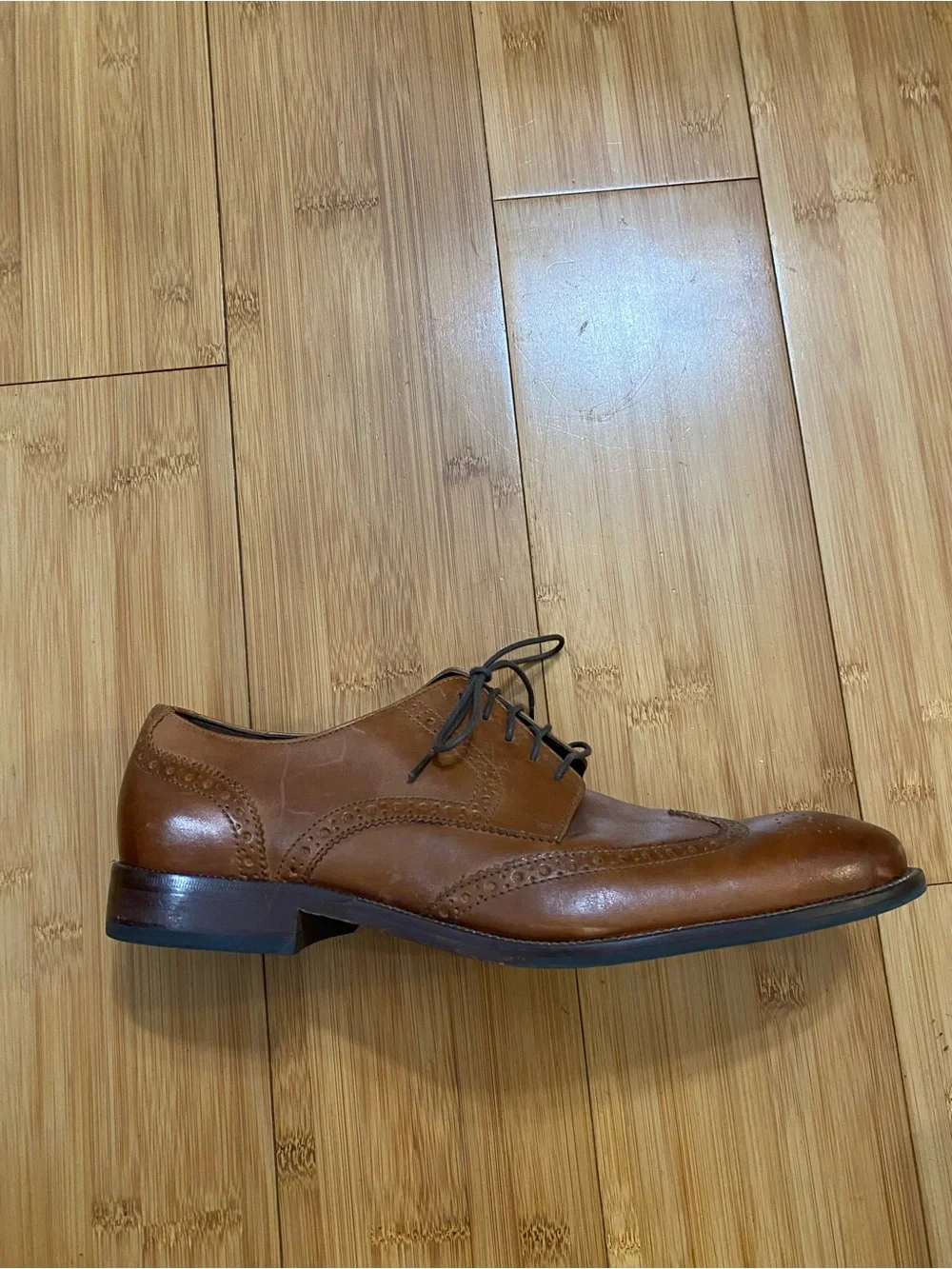 Cole Haan Benton Wingtip Oxford Dress Shoes Men’s Size 11 Brown Leather